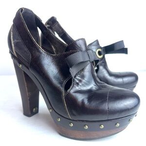 ♦️UGG Australia Celestina High Heel 90s Platform Clogs